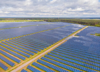 Stalowa konstrukcja pod panele fotowoltaiczne